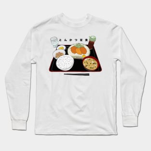 Tonkatsu Lunch Platter Long Sleeve T-Shirt